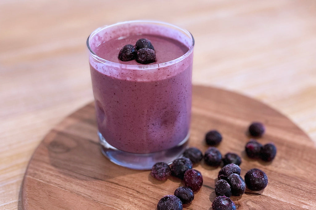 Focus Smoothie Recipe: Blueberry Peanut Butter