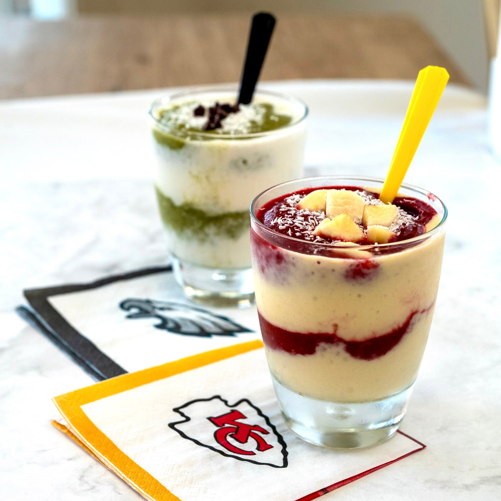 Super Bowl Smoothie Bowls – Chiefs vs. Eagles Edition!