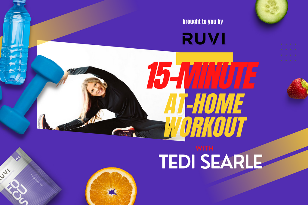 15-minute full body at-home workout with Tedi Searle