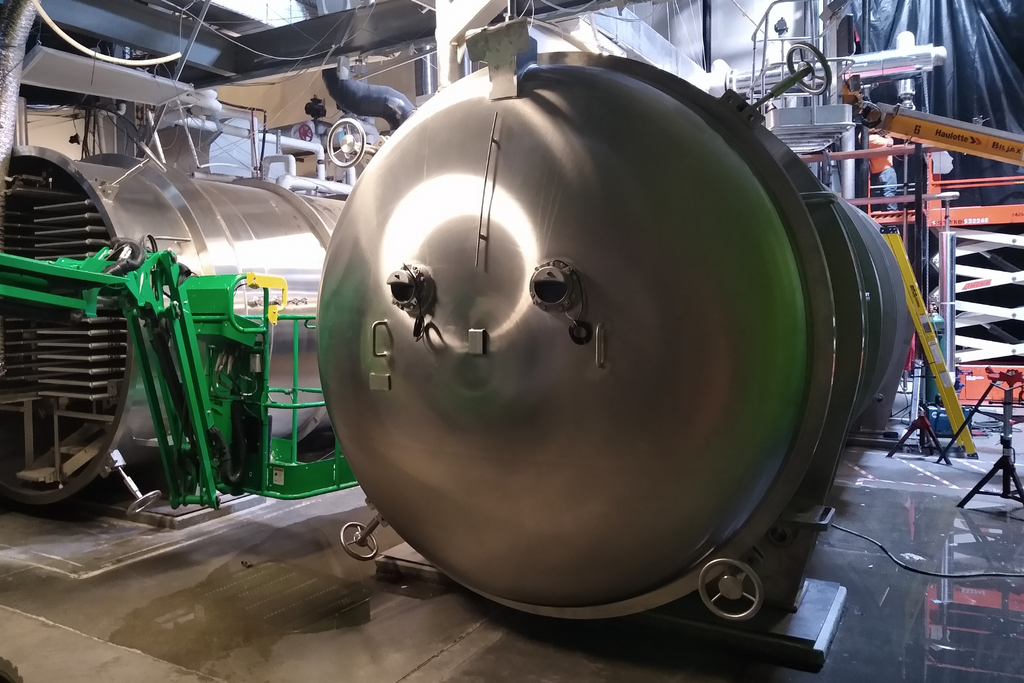 One of the biggest Freeze dryers in the world inside the Ruvi warehouse
