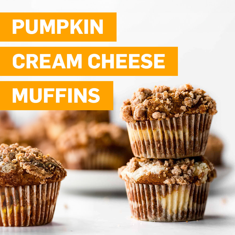 RUVI RECIPE: PUMPKIN CREAM CHEESE MUFFINS