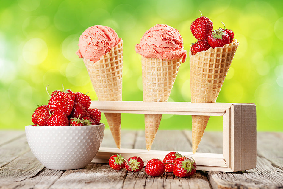 RUVI RECIPE: Fresh Strawberry Ruvi Ice Cream